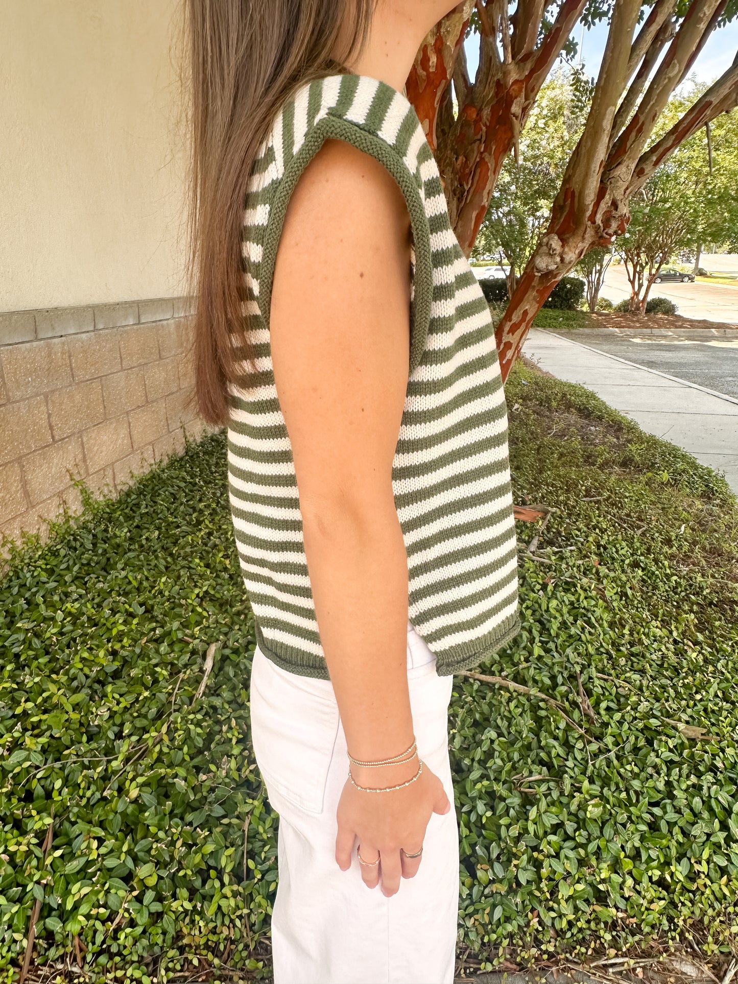 Polly Stripe Sweater Top