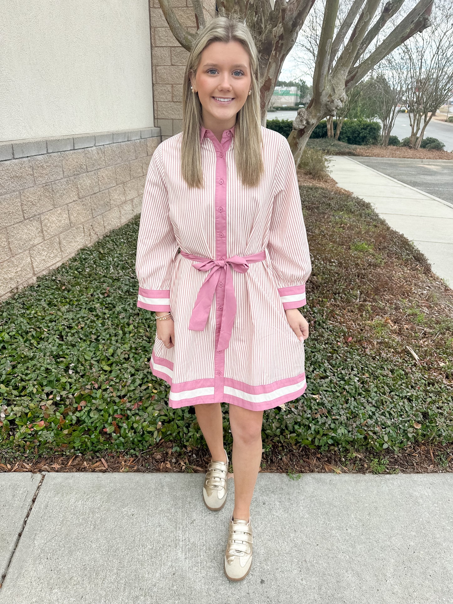Augusta Dress - Pink