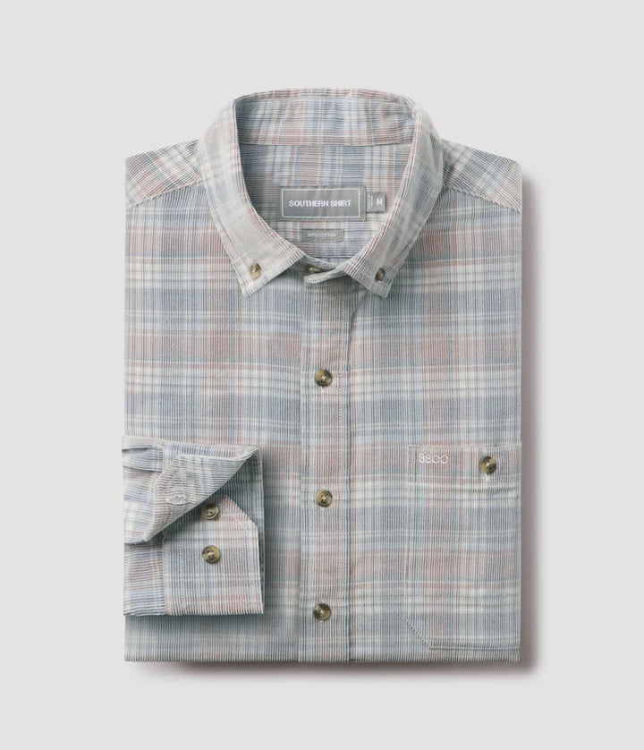 SSCO Men’s Braxton Lightweight Cord Flannel - Plainsman