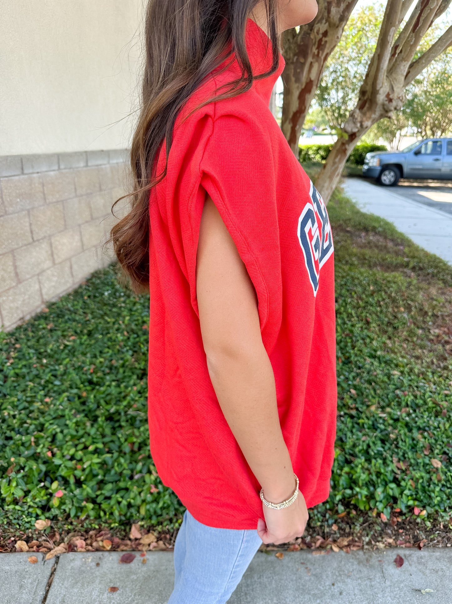Georgia Mockneck Muscle Top