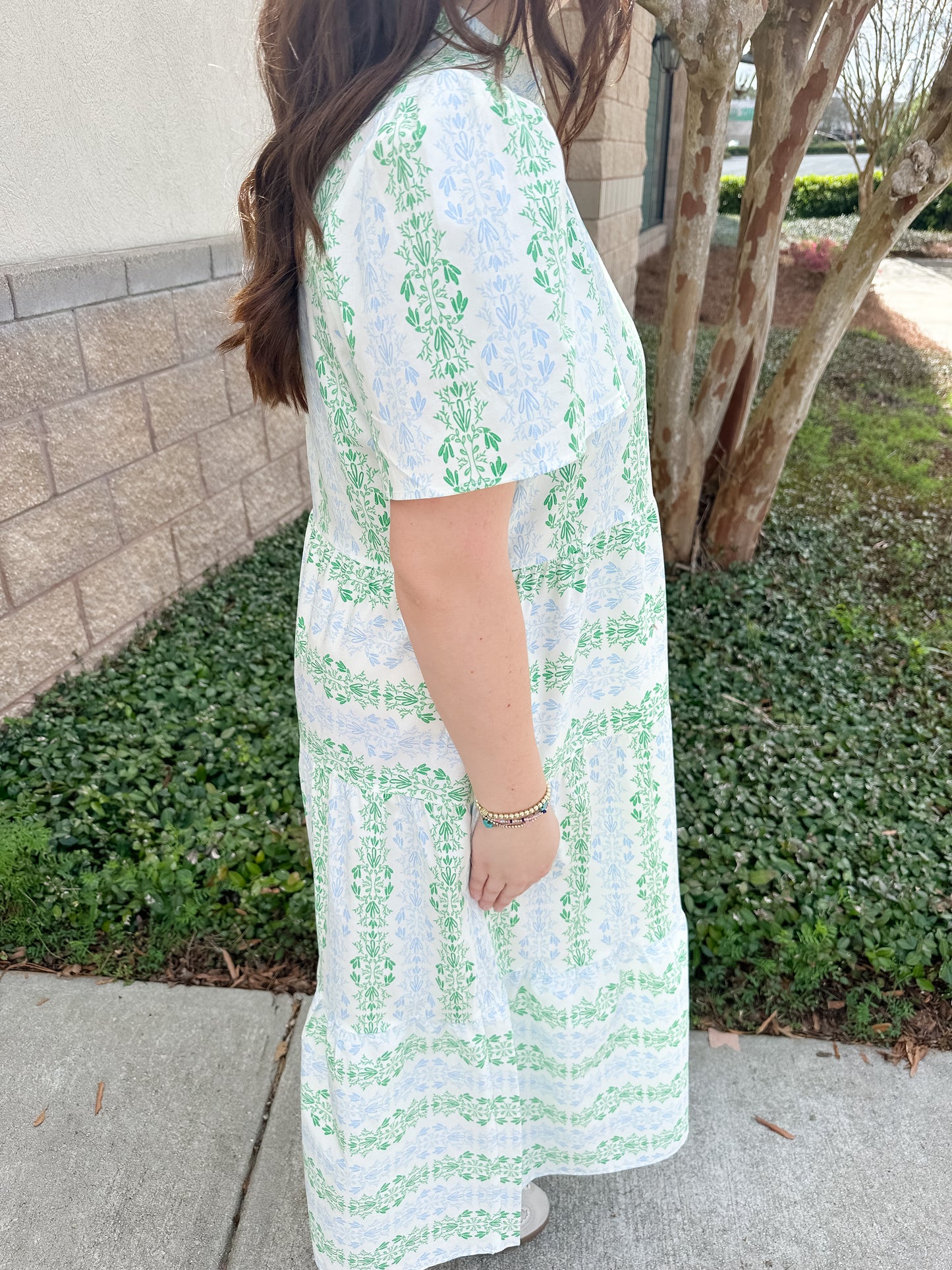 Ivy Dress - Heirloom Vine Green