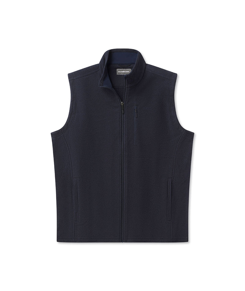 SSCO Men’s Brushline Fleece Vest - Eclipse