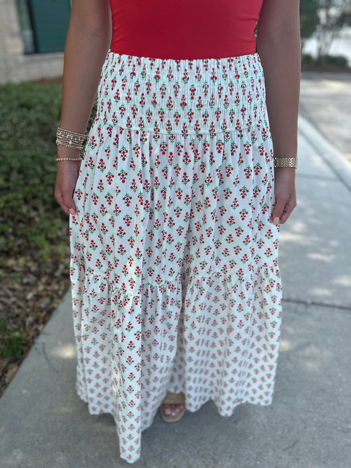 Dixie Flora Maxi Skirt