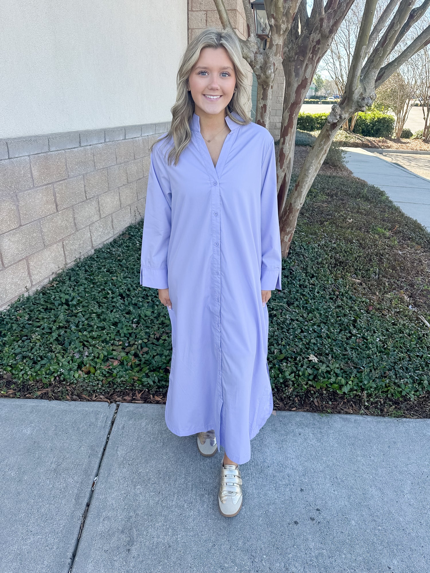 Savannah Basic Maxi Dress - Periwinkle Southern Clothiers Savannah Basic Maxi Dress - Periwinkle Southern Clothiers