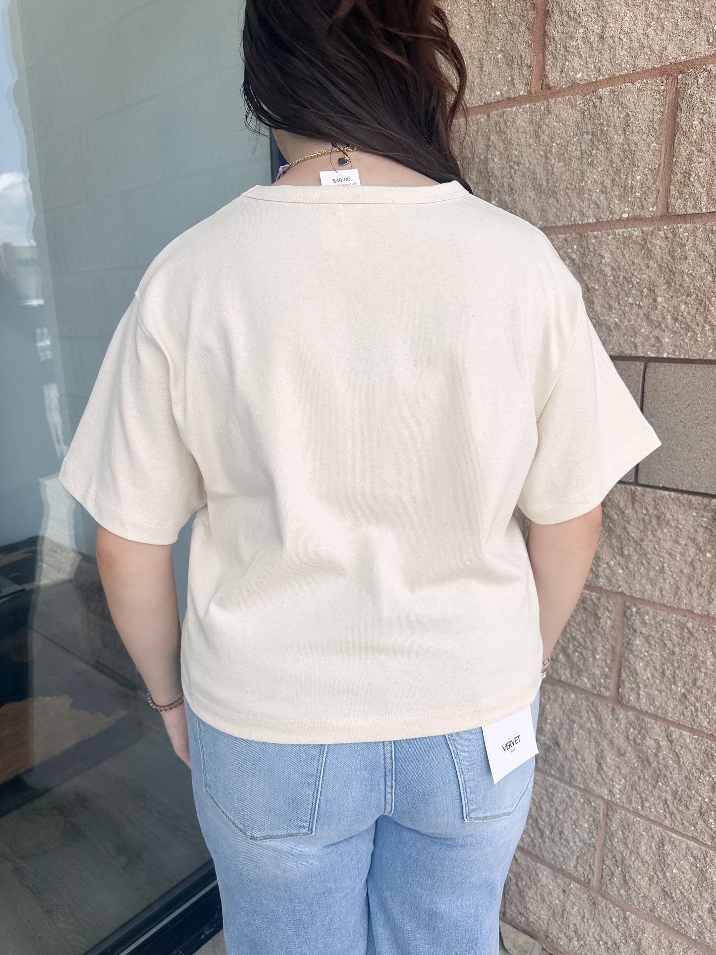 Beck Knit Tee - Oatmeal