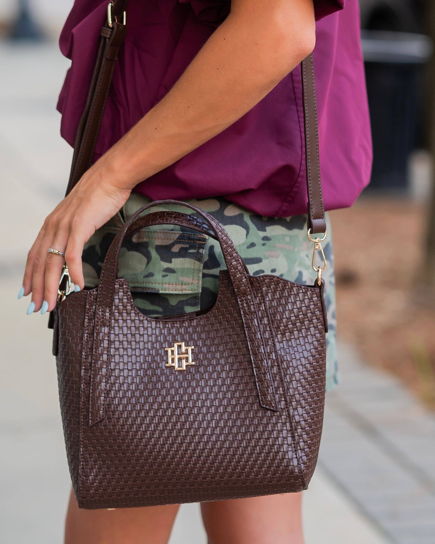 CH Kendall Mini Tote Chocolate BW