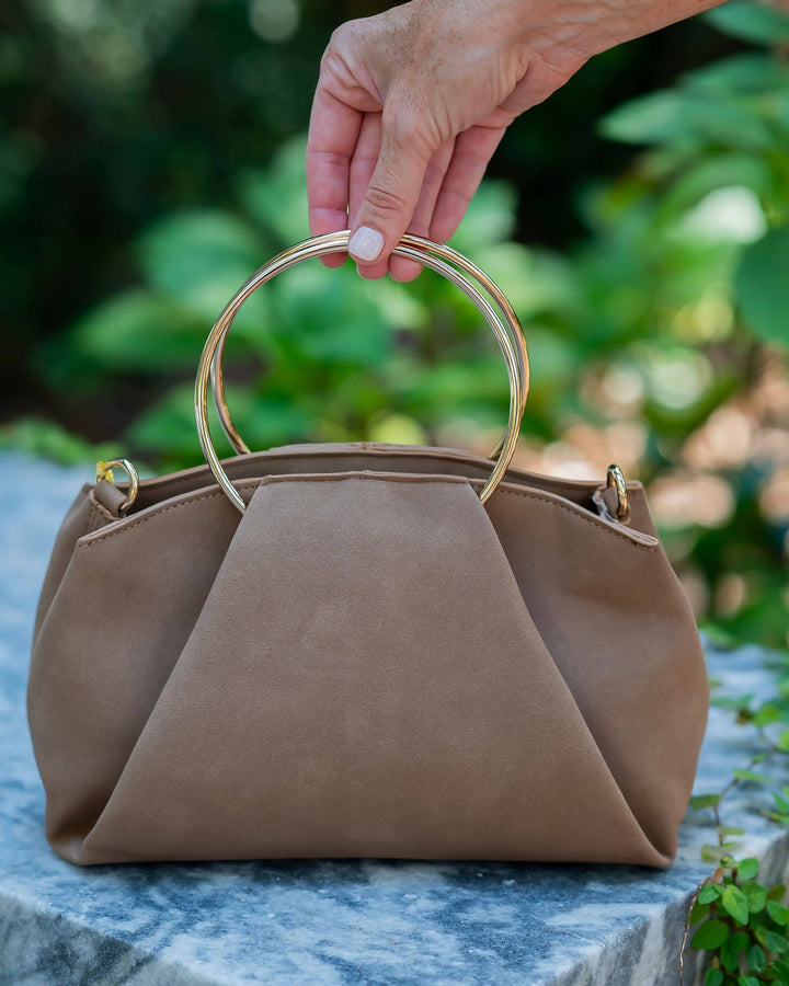 CH Brooks Bag with Rings Latte S