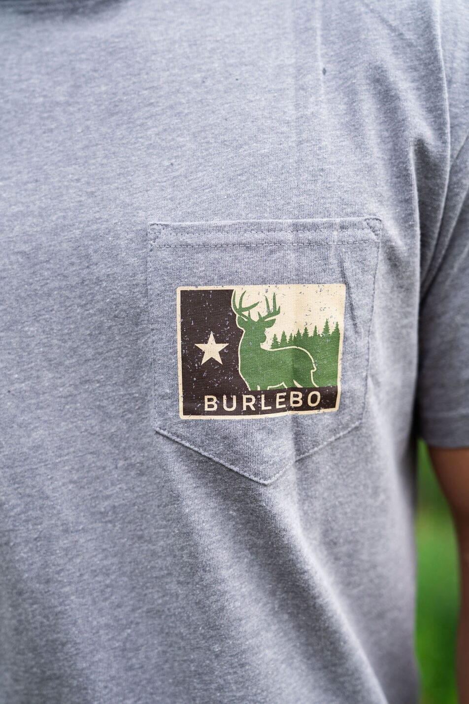 Men’s Burlebo S/S Texas Deer Flag T-Shirt