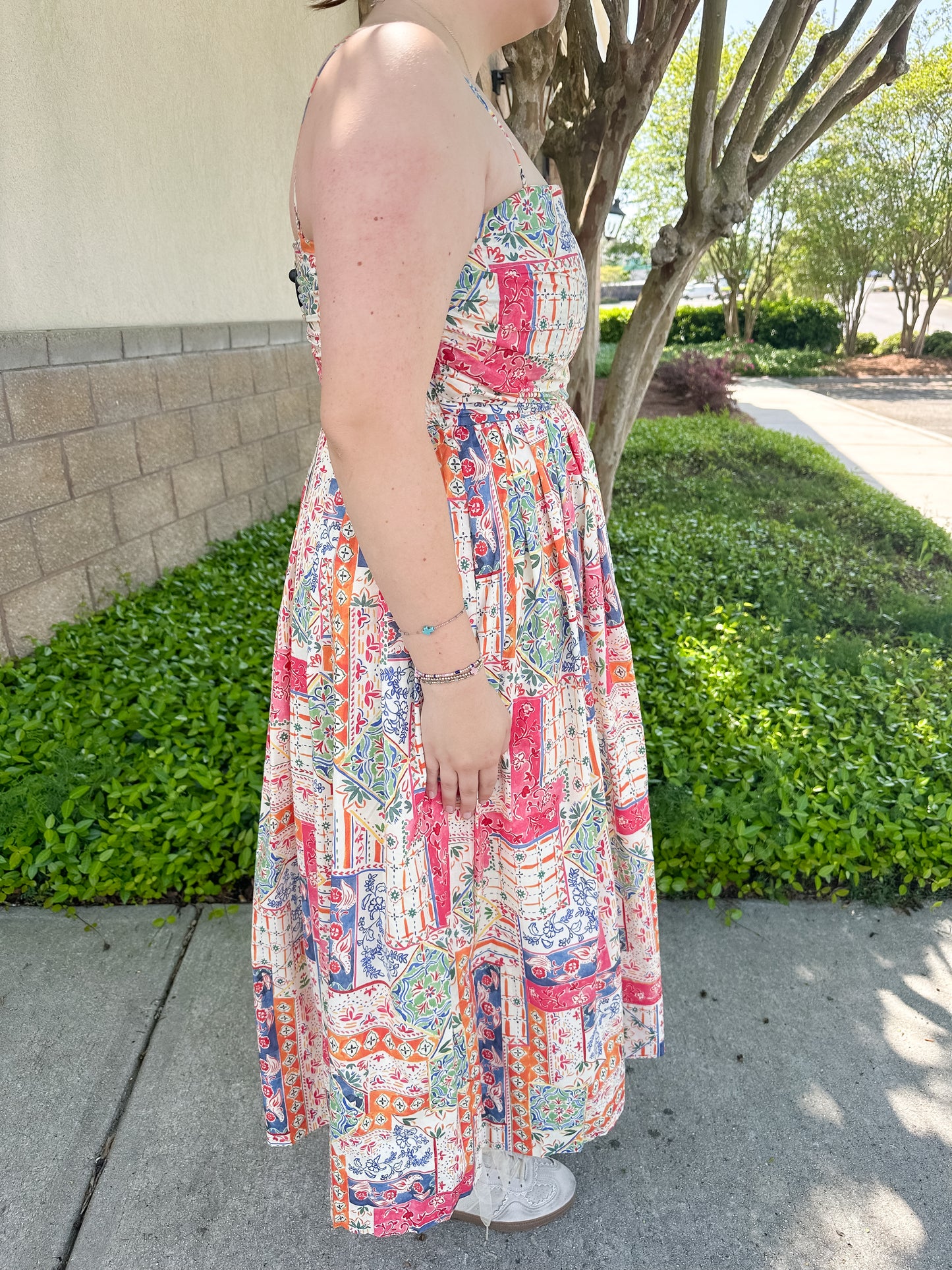 Serena Patchwork Midi