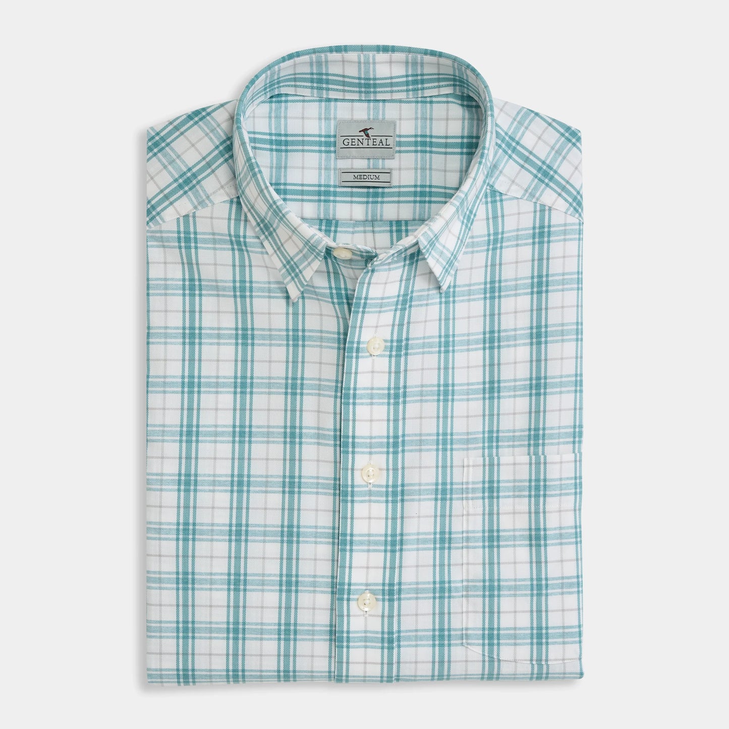 Genteal S26 Dennis Royal Oxford Sport Shirt - Wake