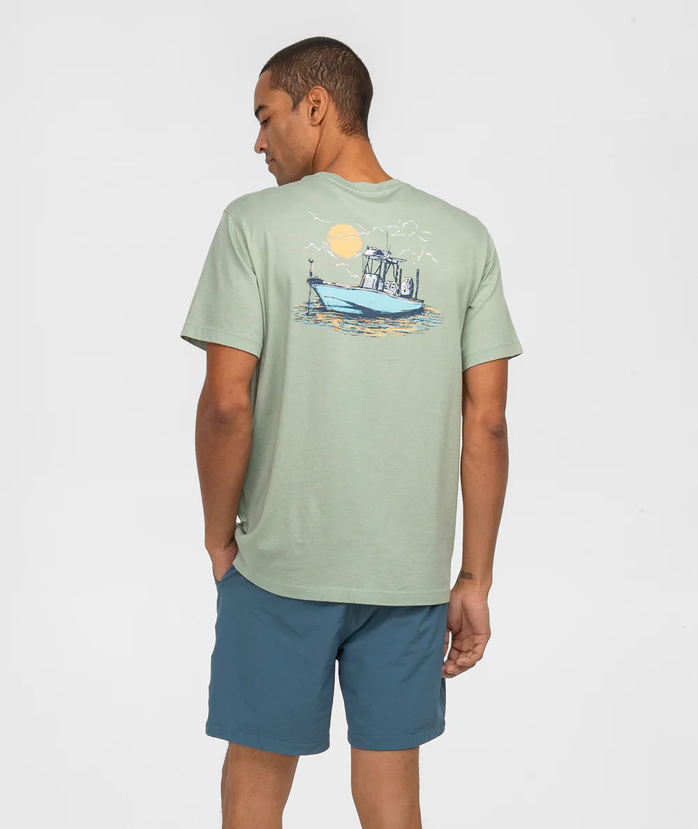 SSCO Men’s Bay Breeze S/S T-Shirt - Iceberg Green