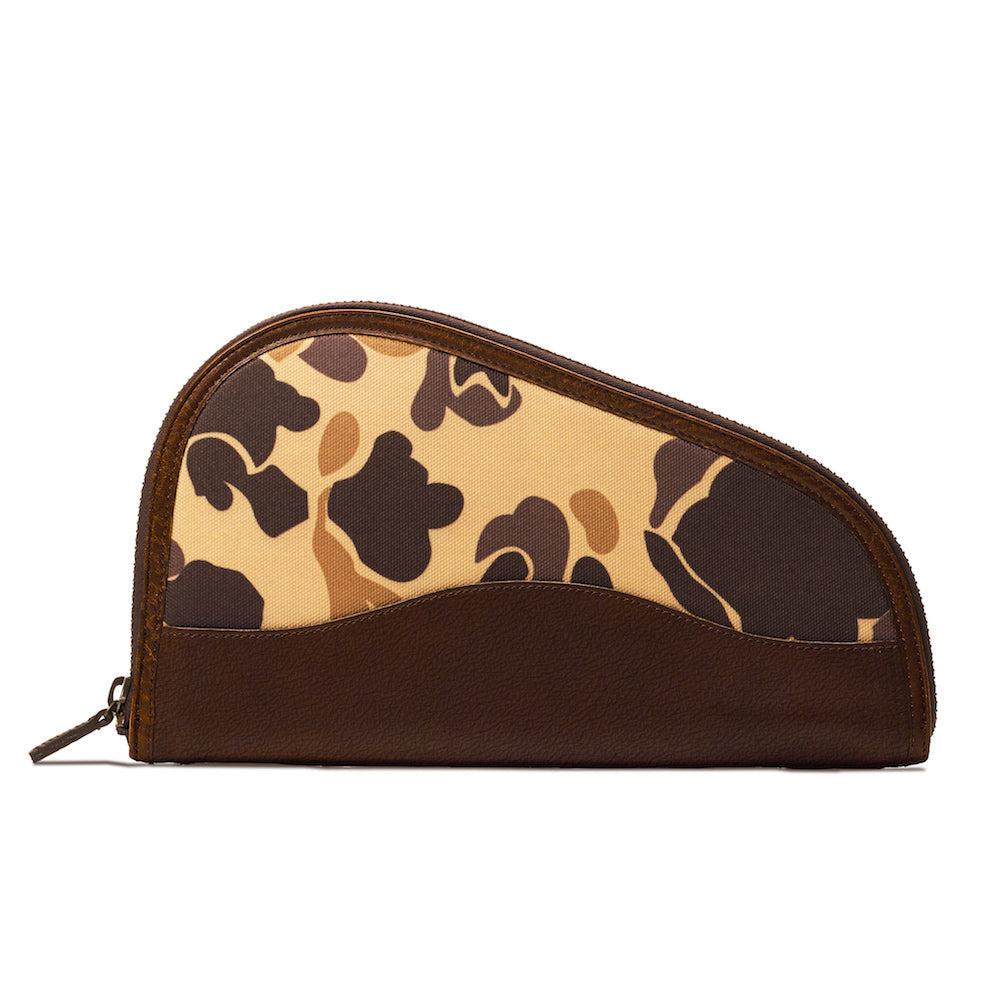 Mission Mercantile White Wing Waxed Canvas Hunting Pistol Case - Smoke Vintage Camo