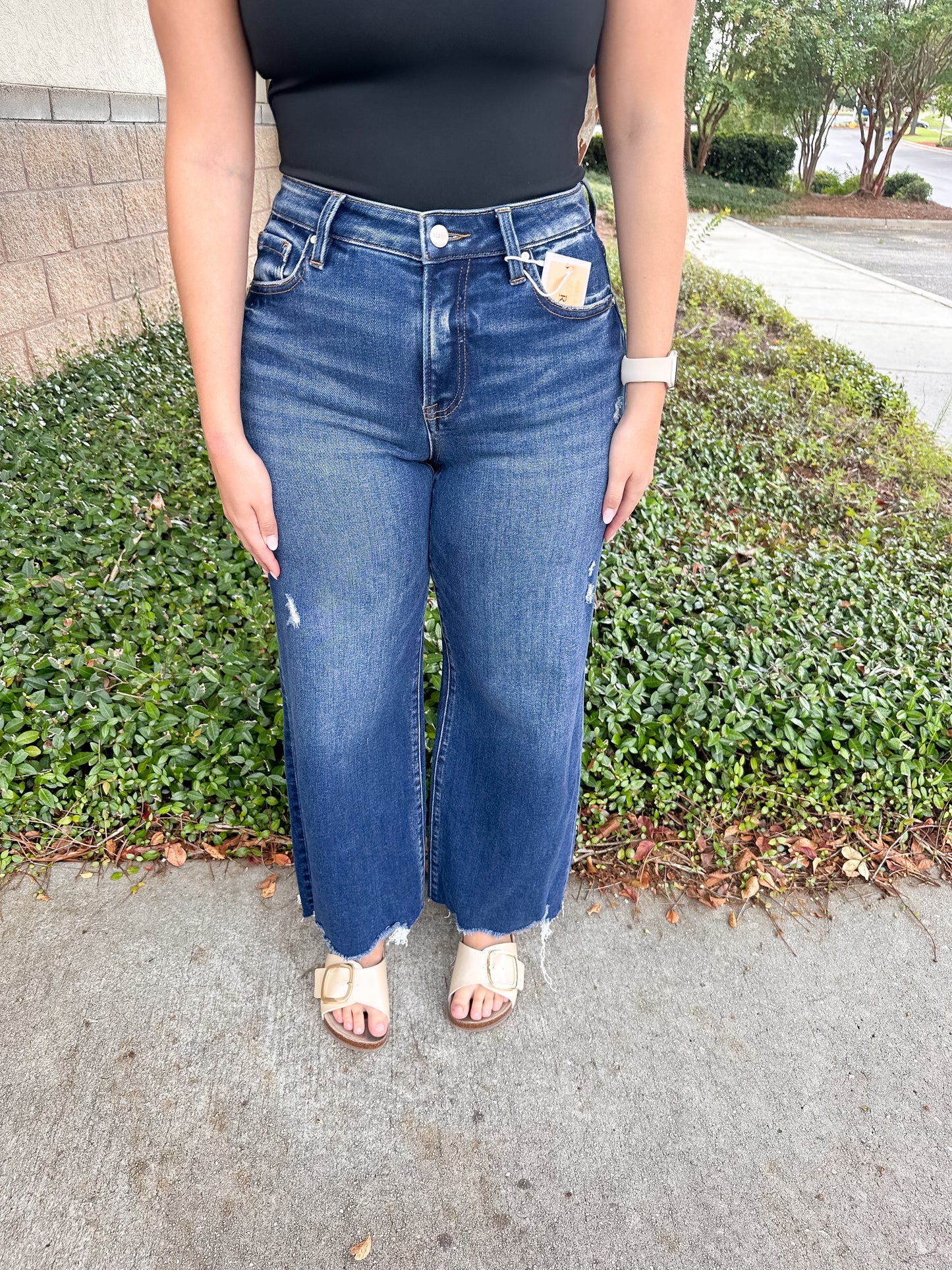 Risen Lily Jeans - Dark