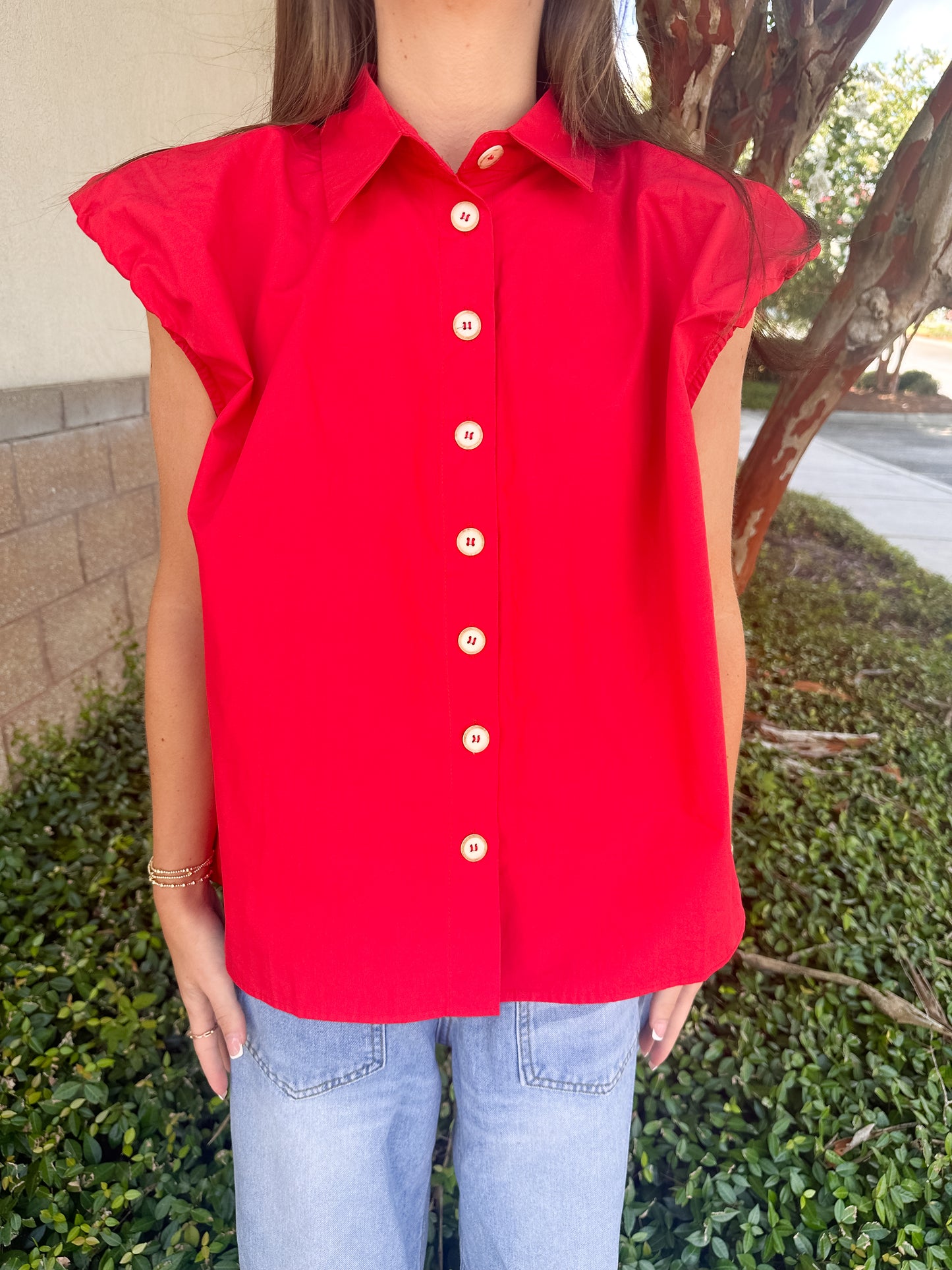 Ray Button Top