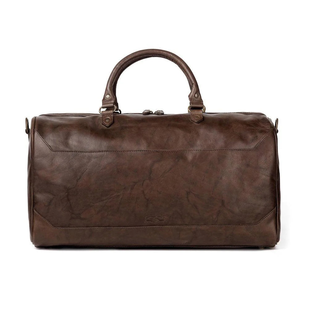 Mission Mercantile Benjamin Leather Duffle Bag - Walnut
