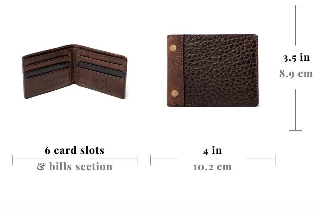 Mission Mercantile Theodore Leather Bifold Wallet