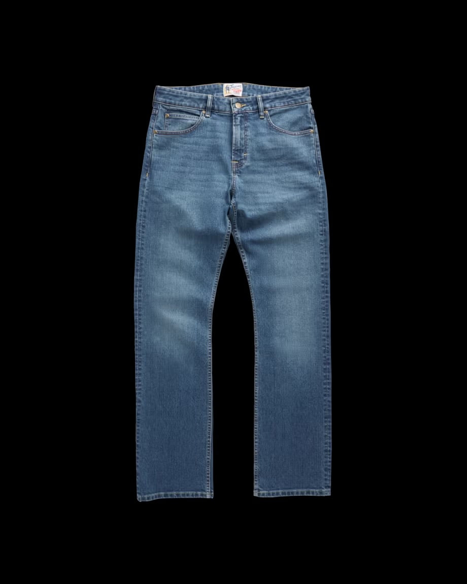 Tecovas Men’s Slim Straight Stretch Denim Jean - Medium Indigo