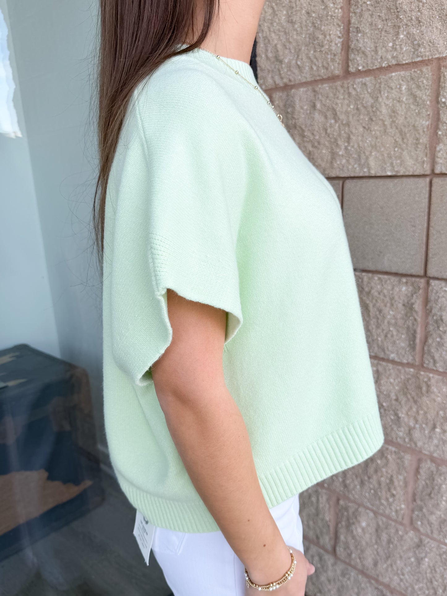Miranda Sweater Top - Green