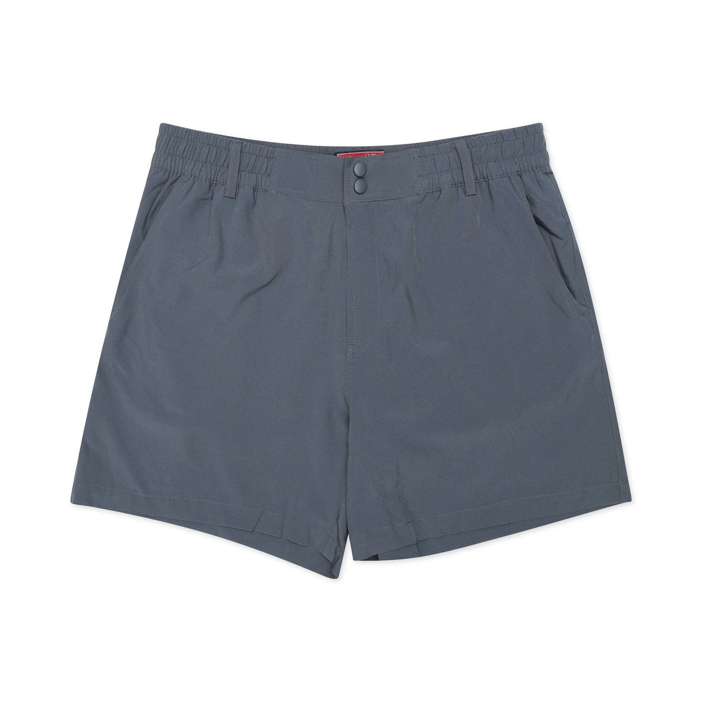 Burlebo Men’s 5.5 Everyday Short - River Rock Grey - Classic Deer Camo Pocket