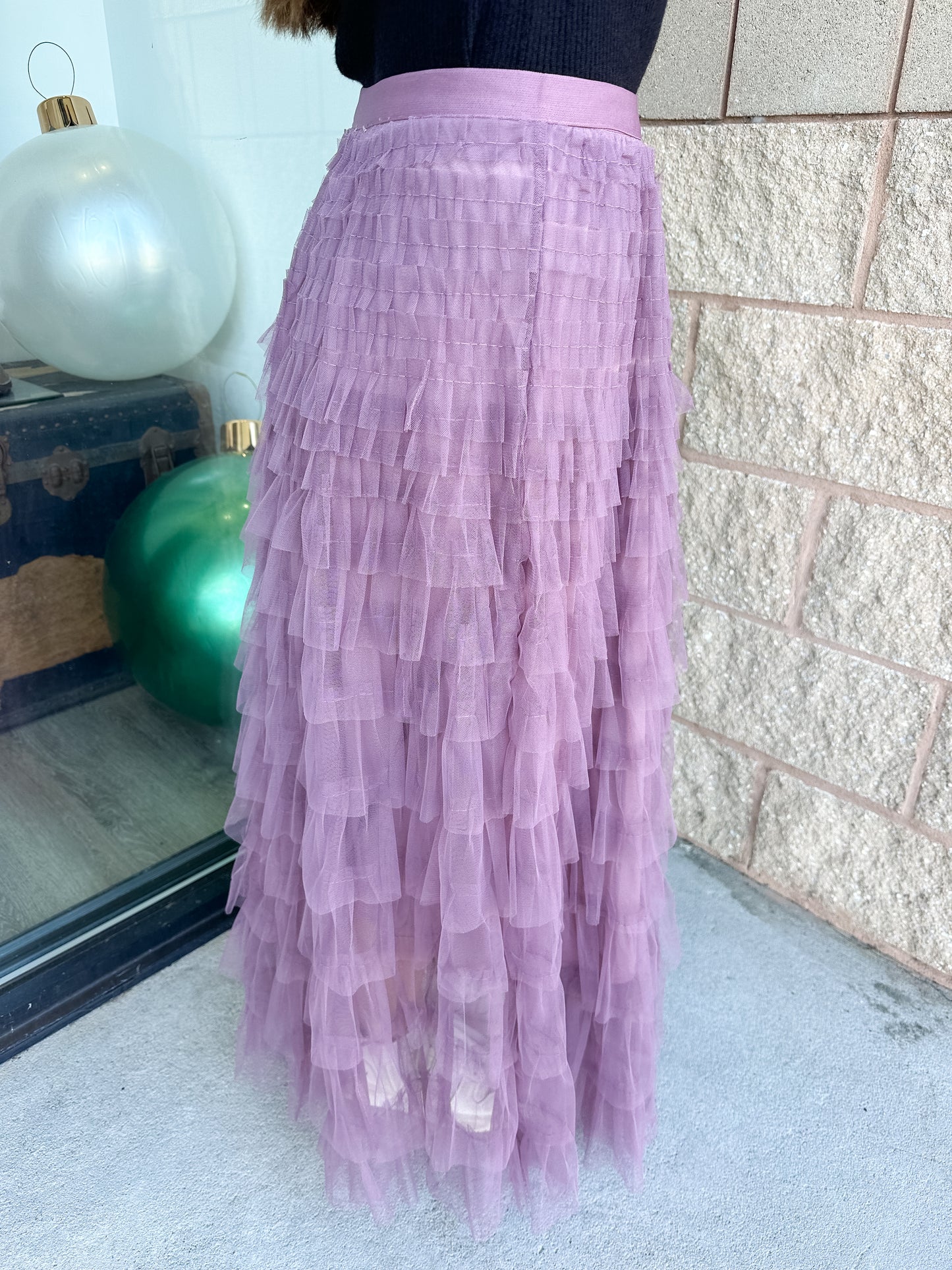 Jasmine Tulle Midi Skirt