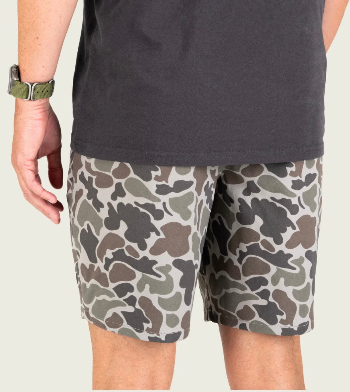 Marsh Wear Men’s Prime Hagood Shorts - Dark Green Mallard Camo