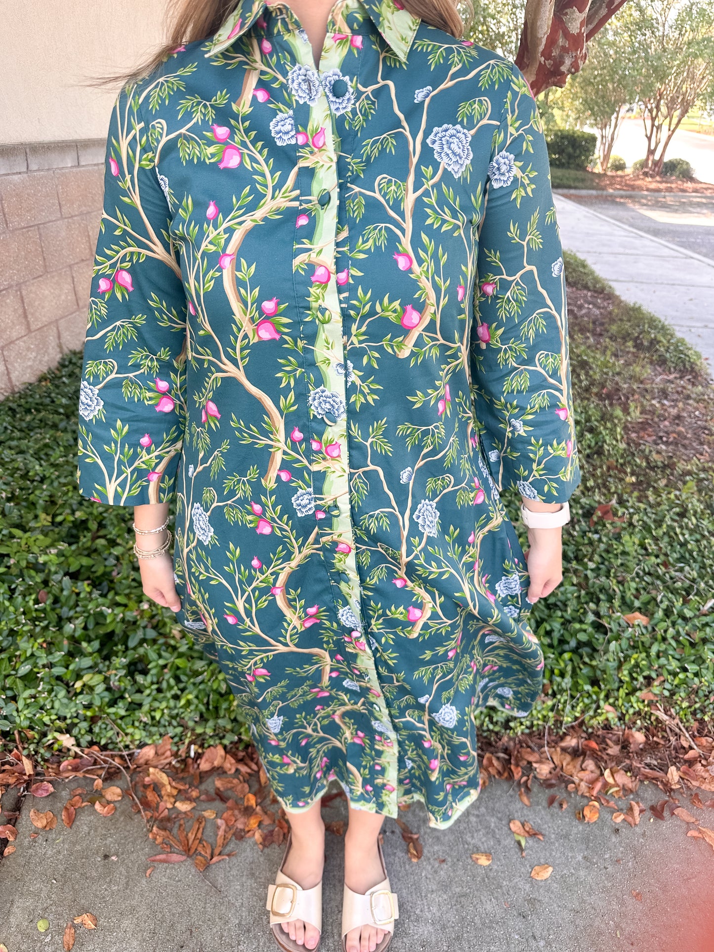 Botanical Bliss Midi Dress