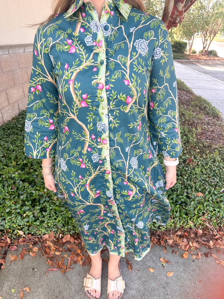 Botanical Bliss Midi Dress