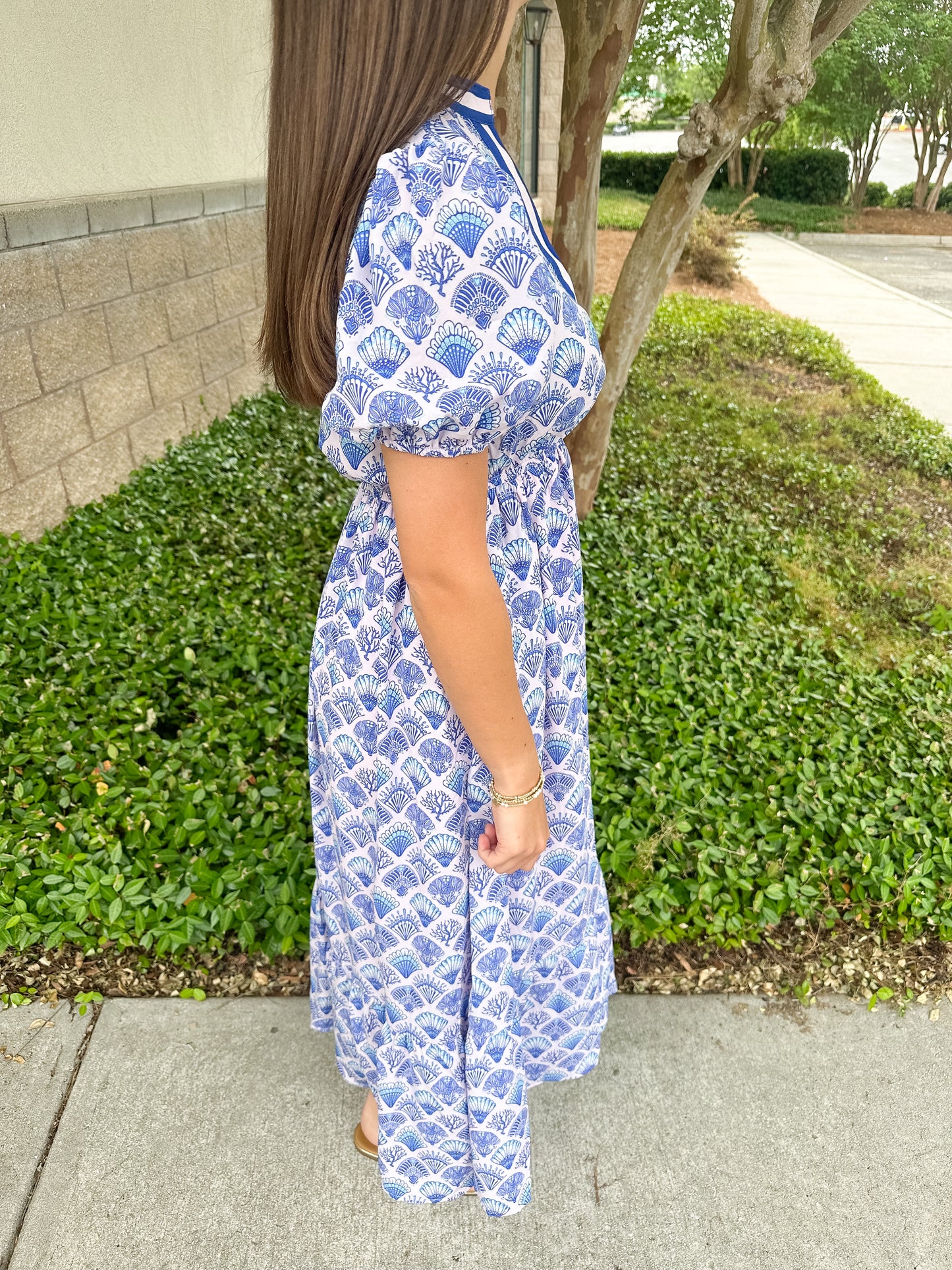 Prim Shells Maxi Dress