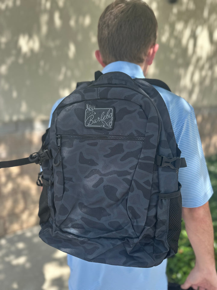 Burlebo Backpack - Black Camo