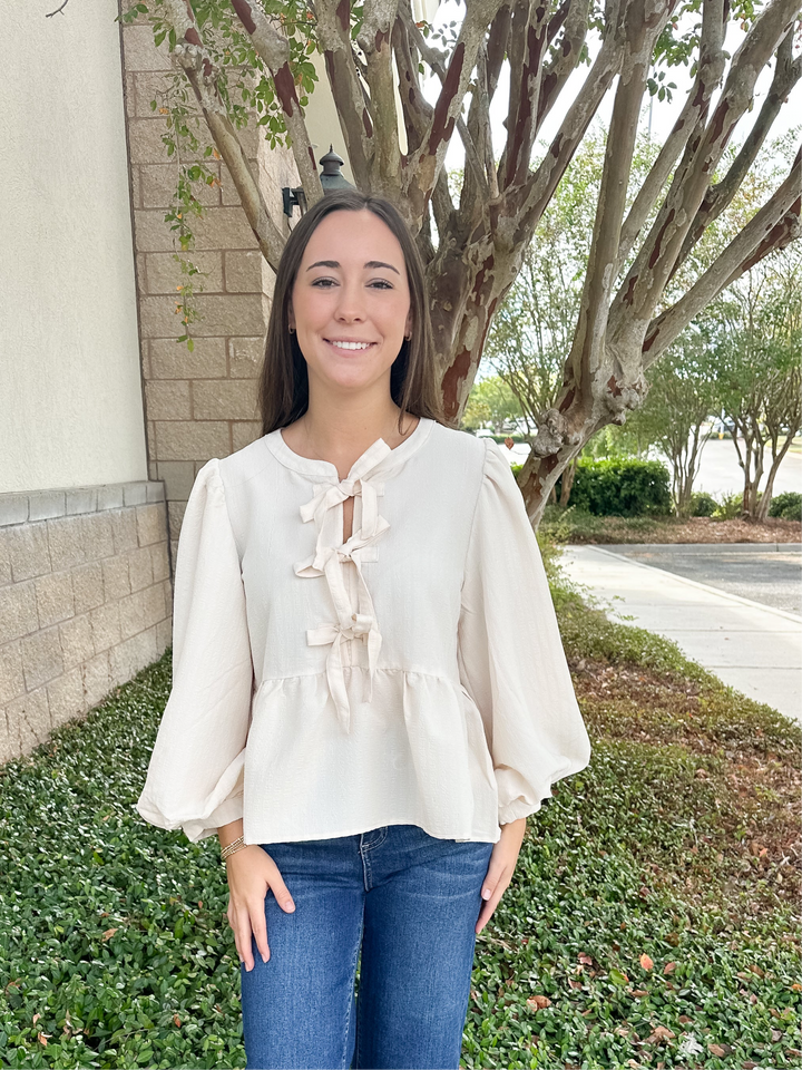 Shannon Tie Top