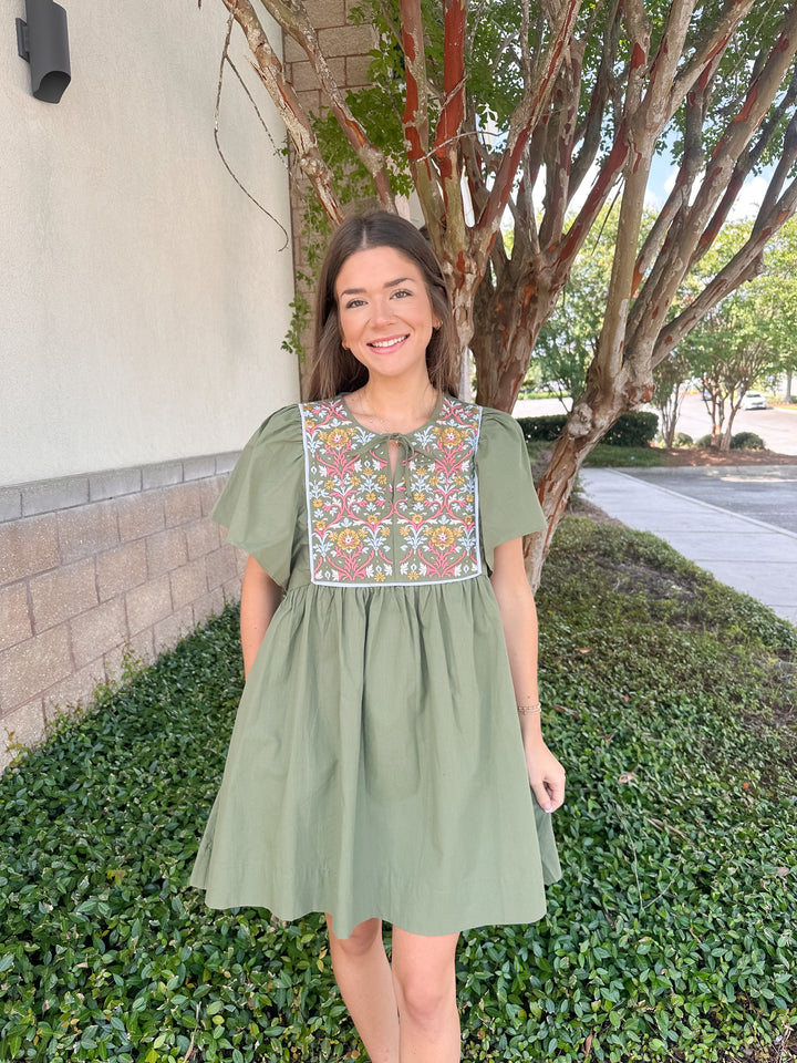 Piper Dress - Olive