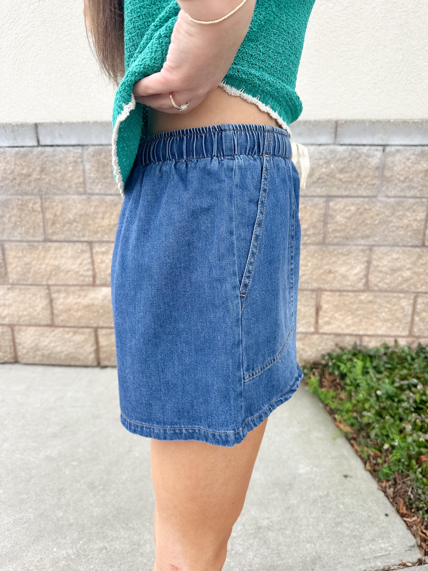 Daycation Denim Utility Short