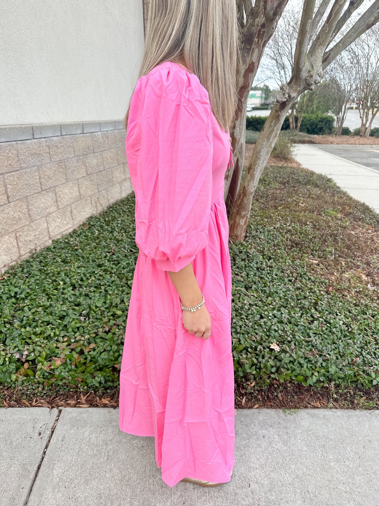 Misty Maxi Dress - Pink