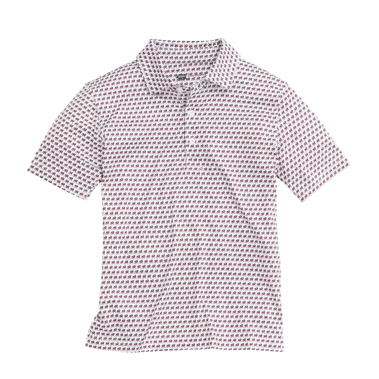 Onward Reserve UGA Standing Bulldog Printed Polo