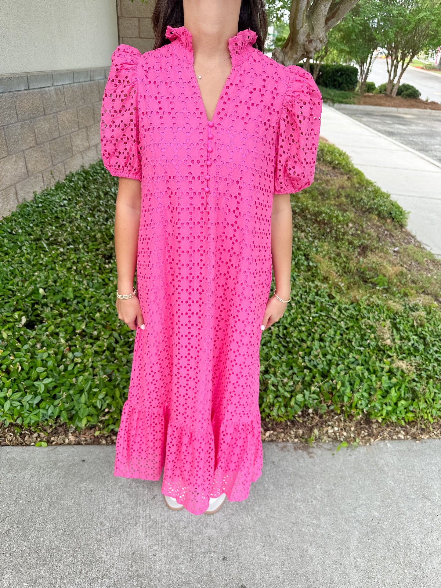 Elise Eyelet Maxi Dress