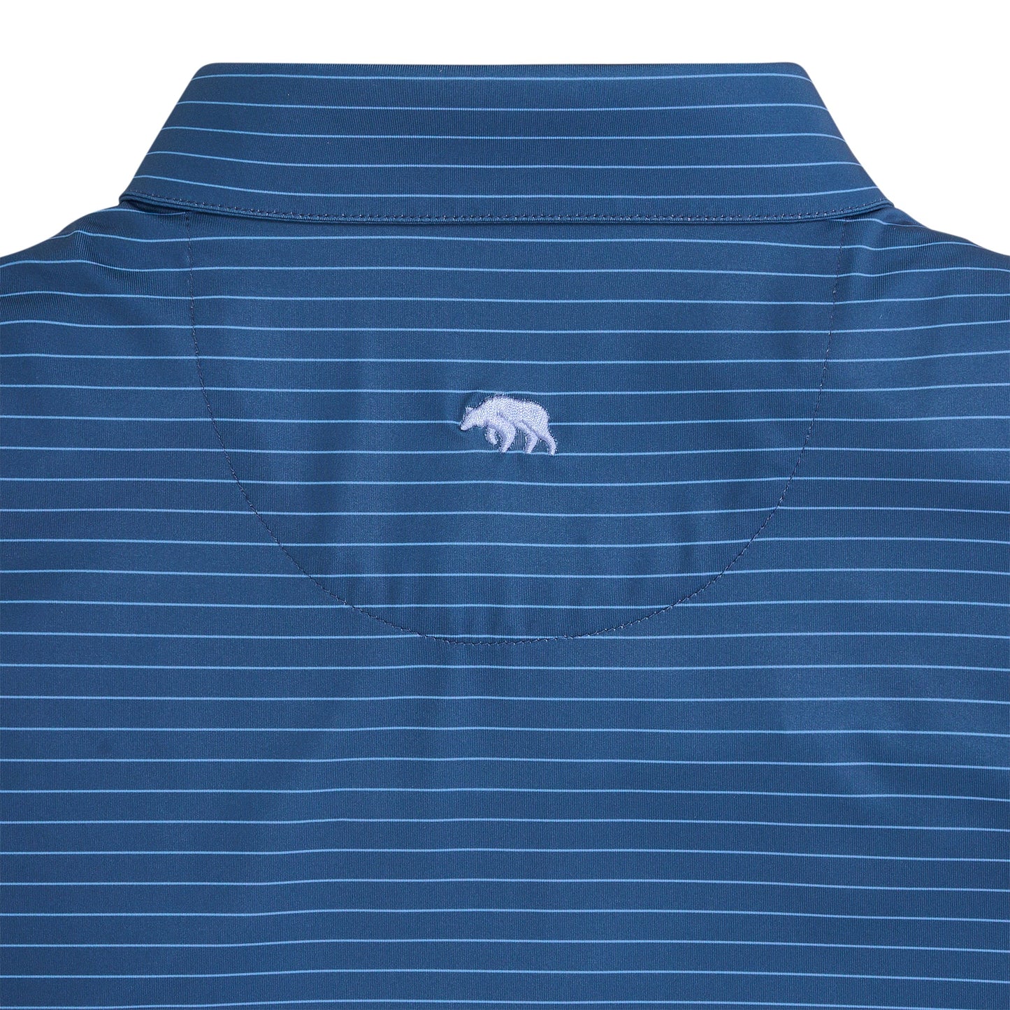 Onward Reserve Atlantic Stripe Performance Polo - Ensign Blue