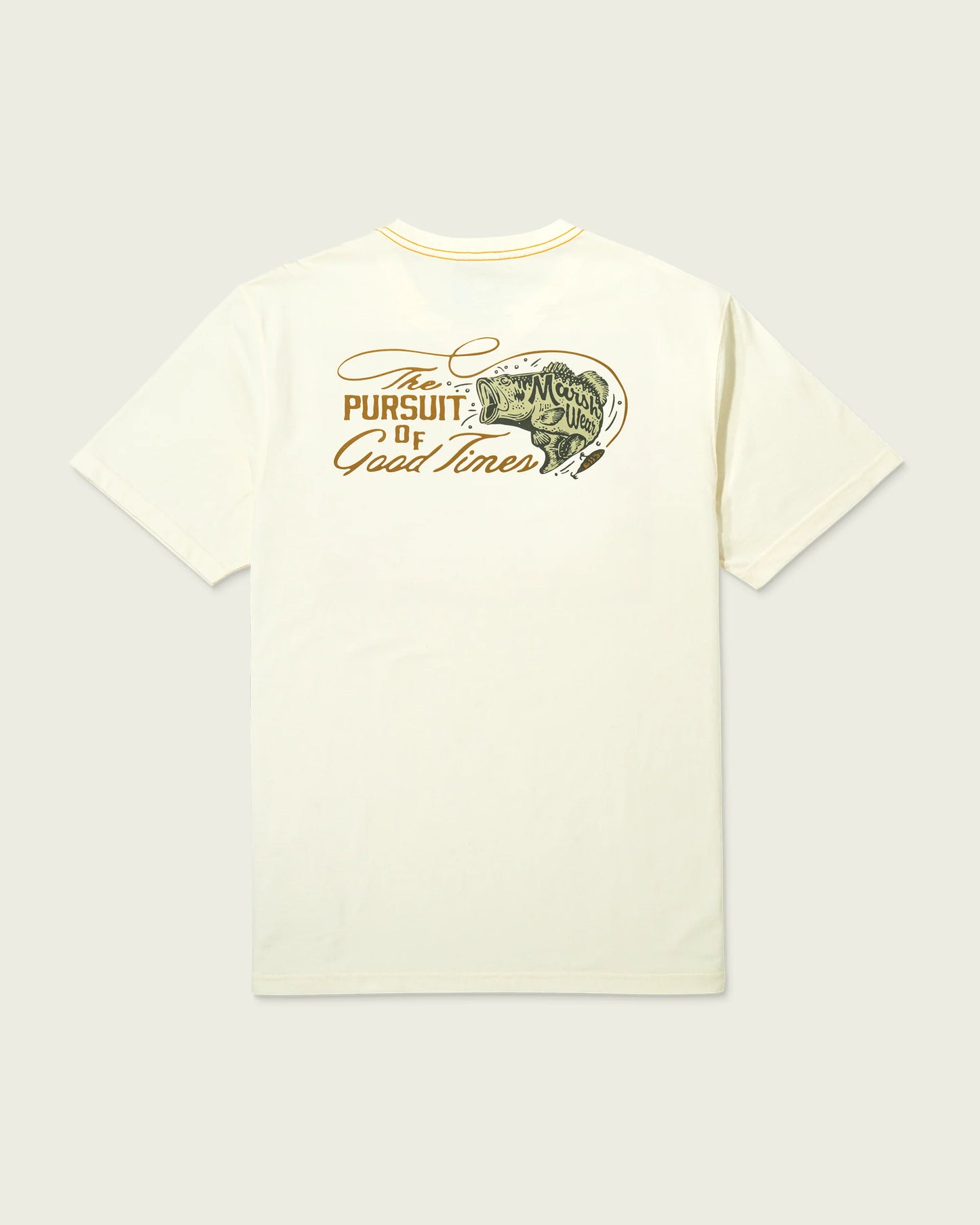 Marsh Wear Men’s Whopper S/S Pocket T-Shirt - Vintage White