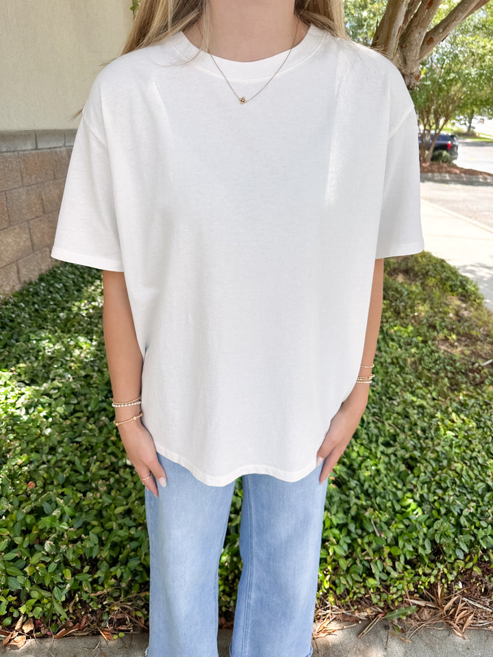 Velma Basic Tee - White