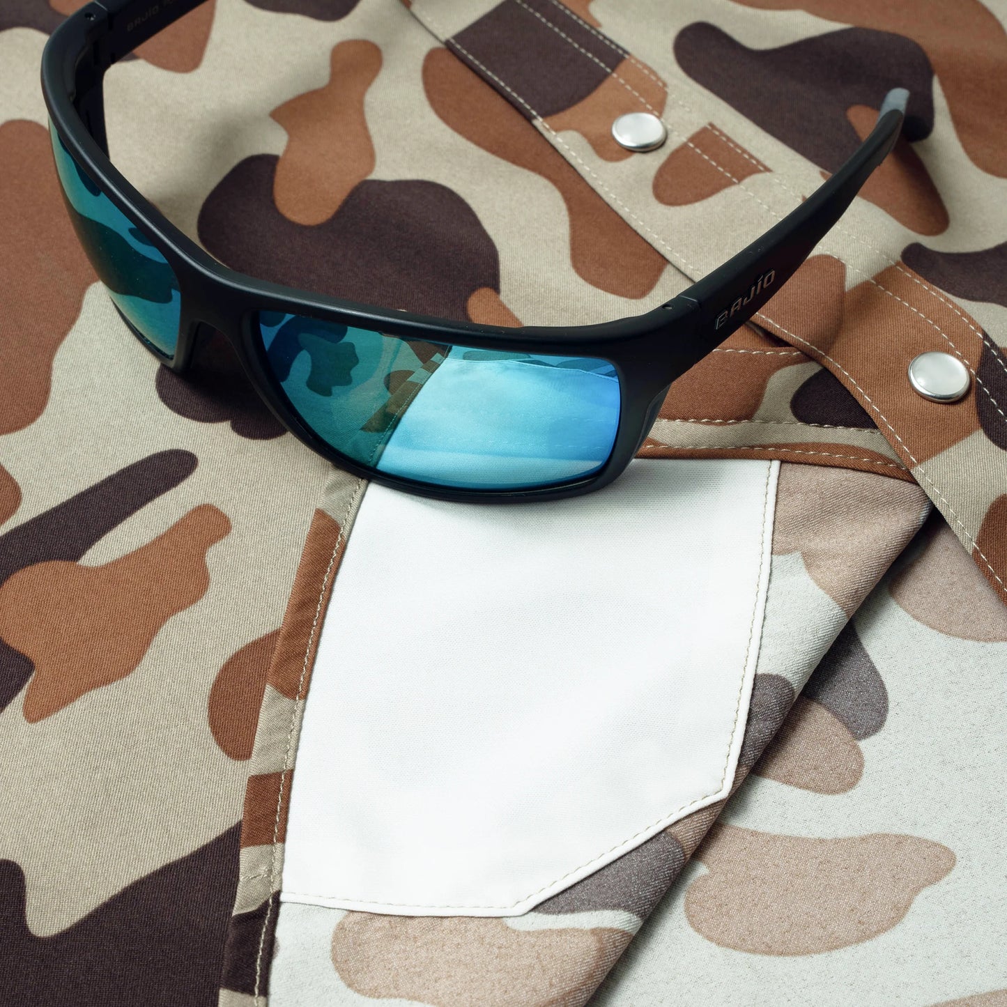 Poncho Men’s “The Paloma” S/S Regular Shirt - Duck Camo