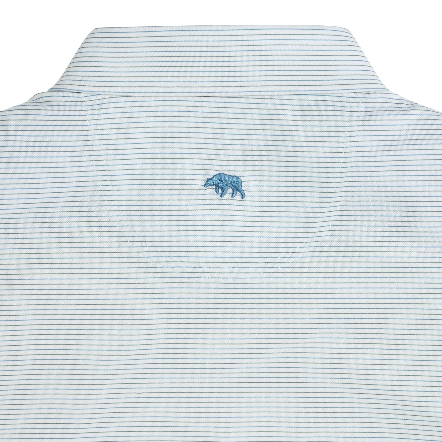 Onward Reserve Tour Stripe Performance Pique Polo - Mallard Green