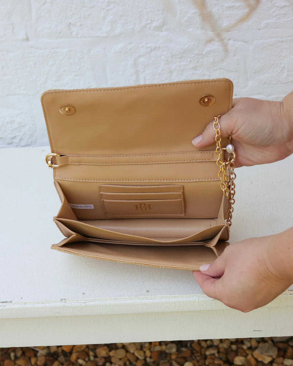 CH Brynleigh Clutch/Crossbody - Natural DQ