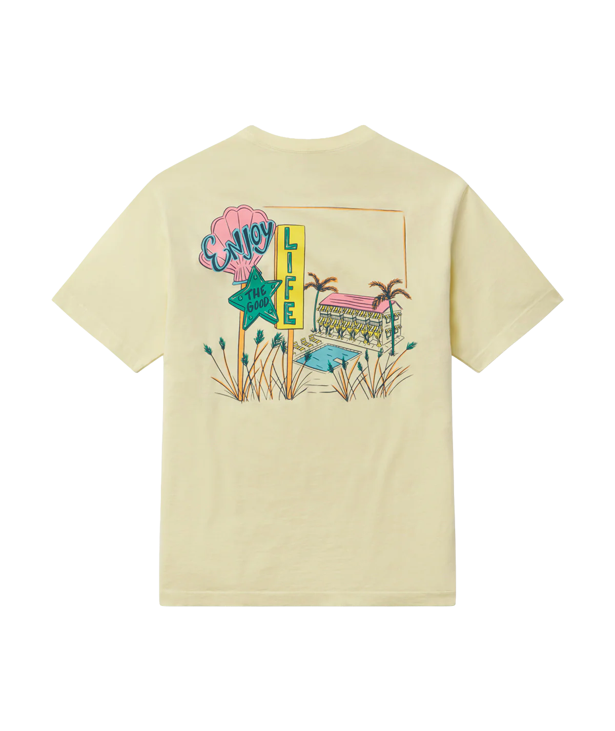 SSCO Women’s S26 Hotel Good Life S/S T-Shirt - Canary