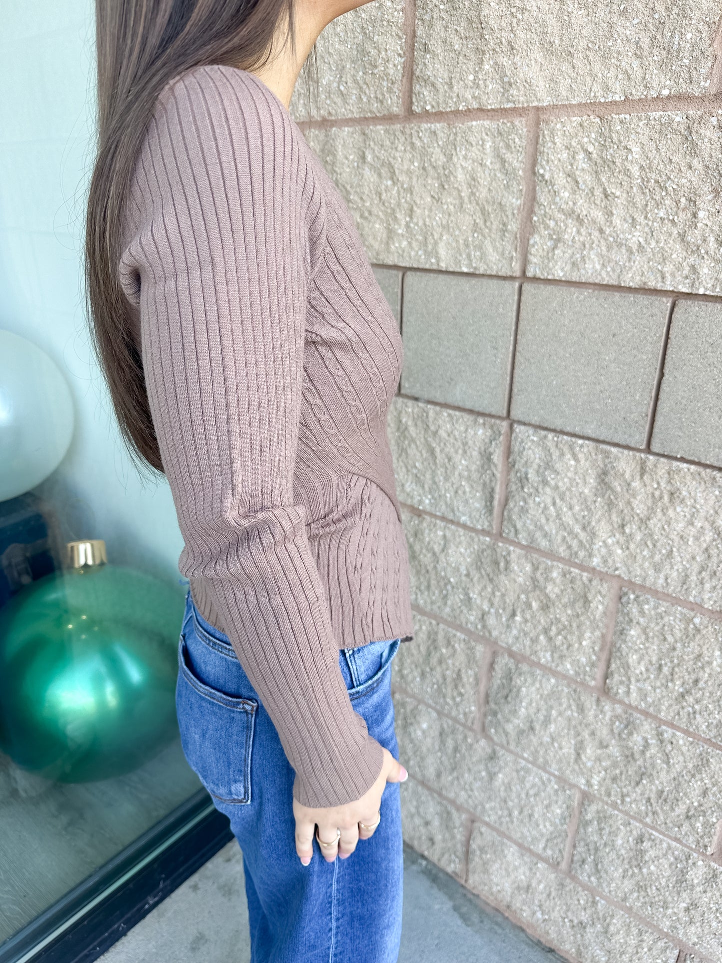 Kendyl Wrap Sweater