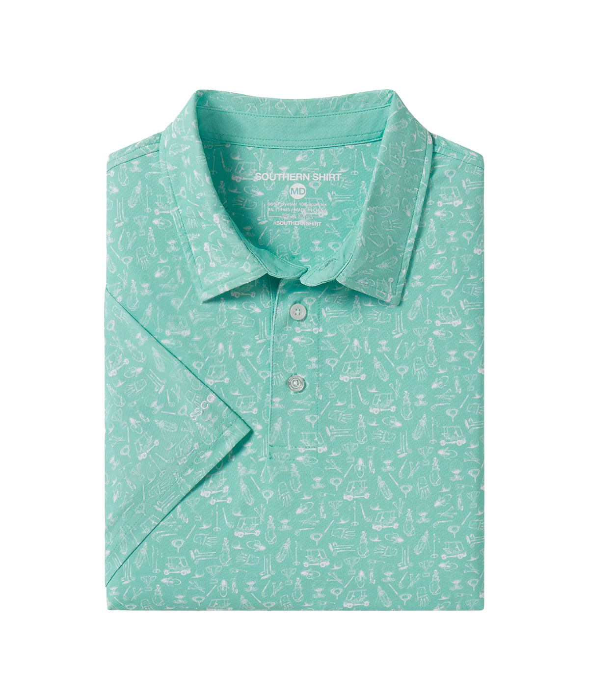 SSCO Men’s MotionTech Printed Polo - Paradise