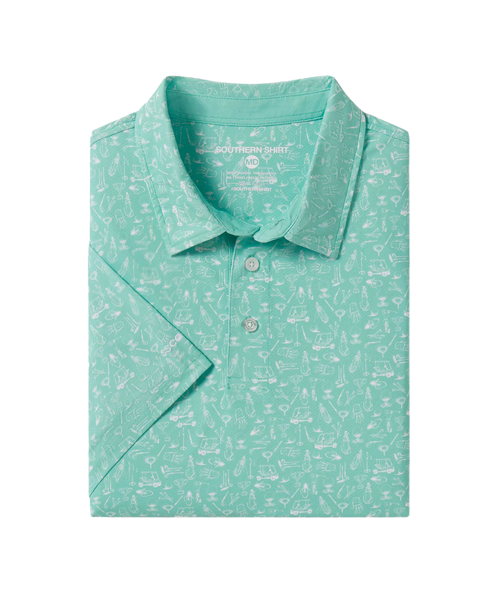 SSCO Men’s MotionTech Printed Polo - Paradise