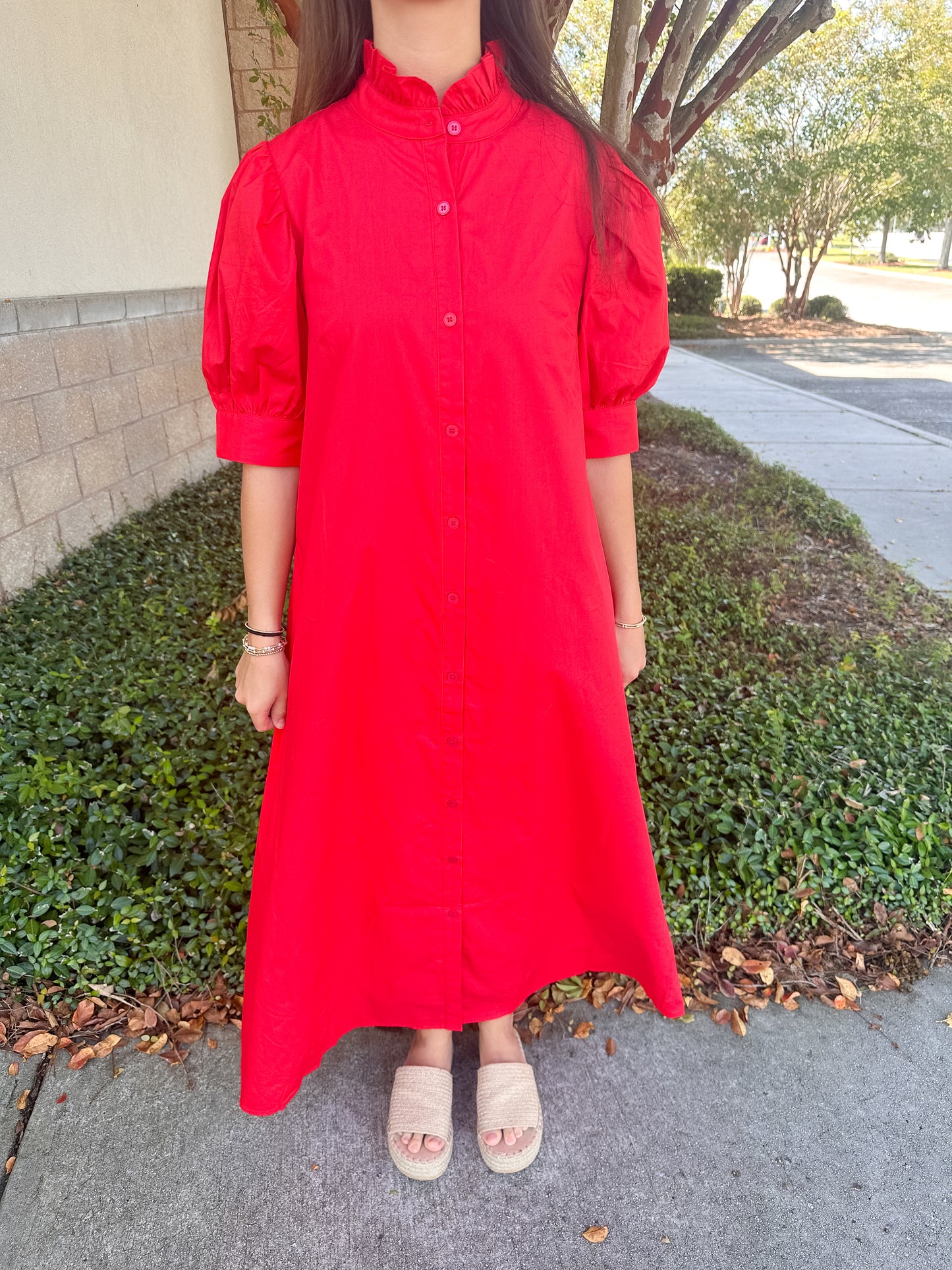 Chloe Ruffle Maxi