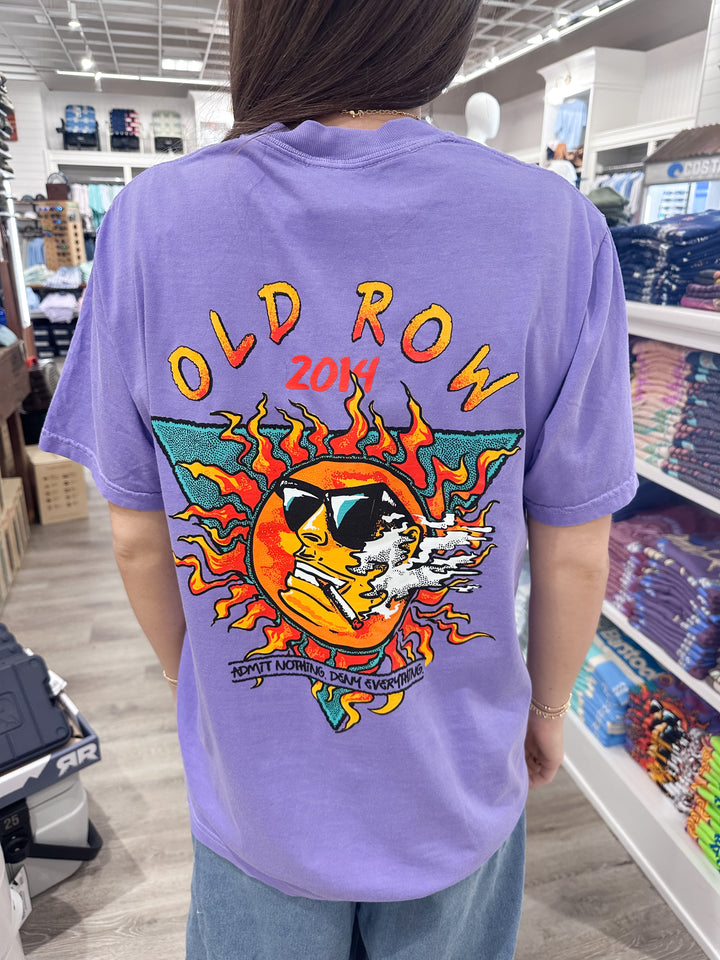 Old Row The Smokin’ Sun S/S Pocket T-Shirt - Violet