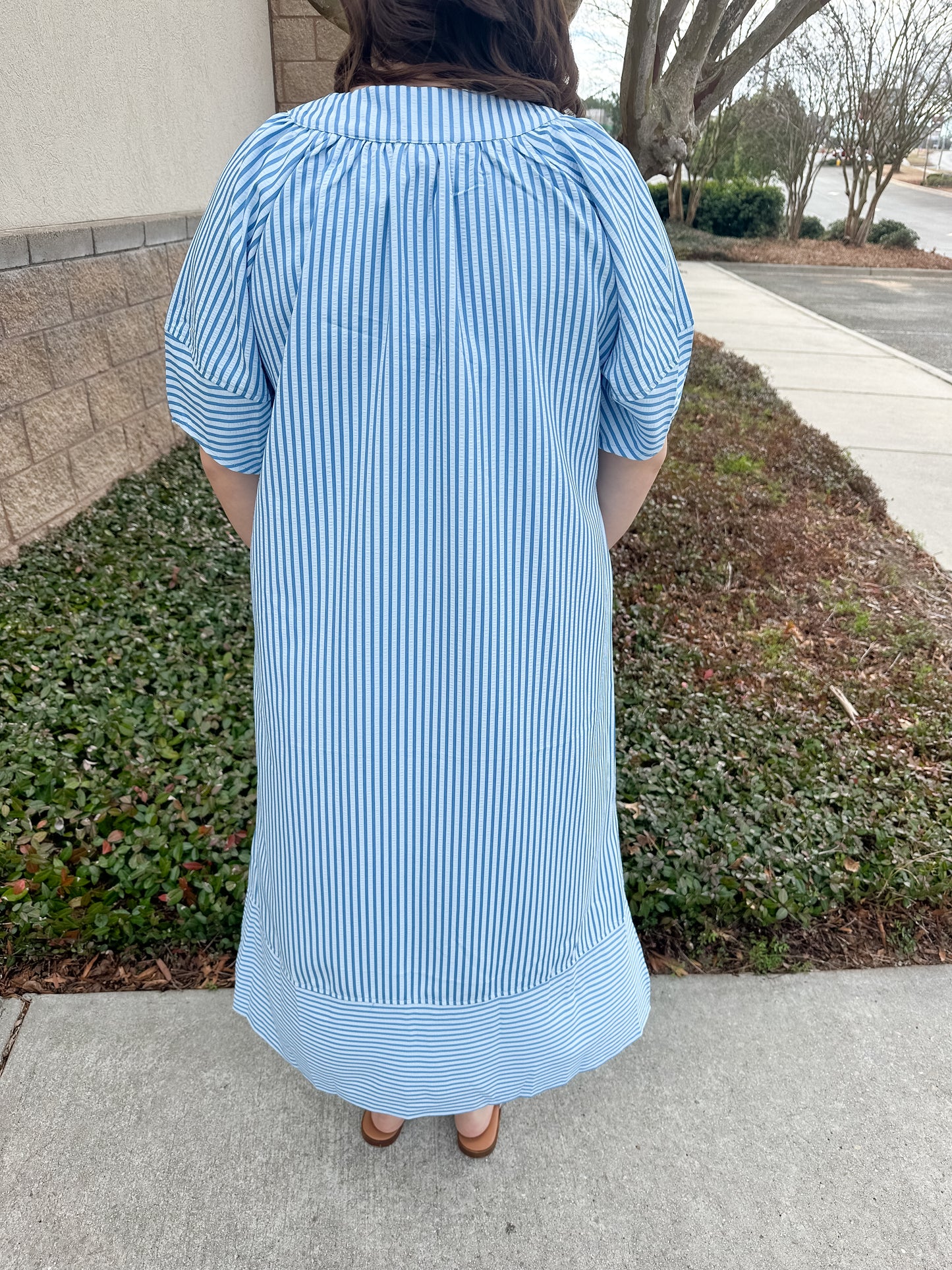 Rein Maxi Dress - Blue on Blue