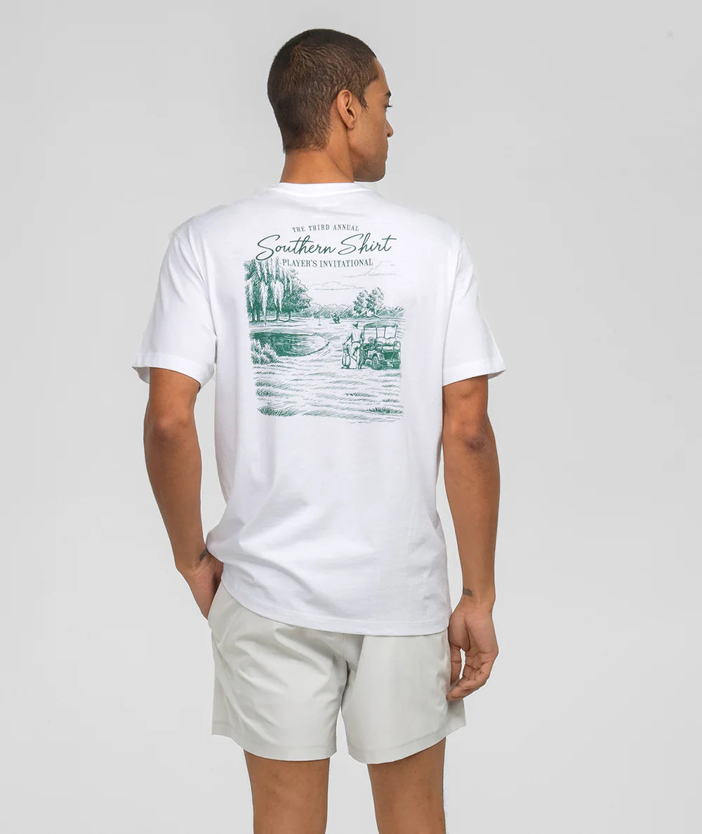 SSCO Men’s Players Invitational S/S T-Shirt - Bright White