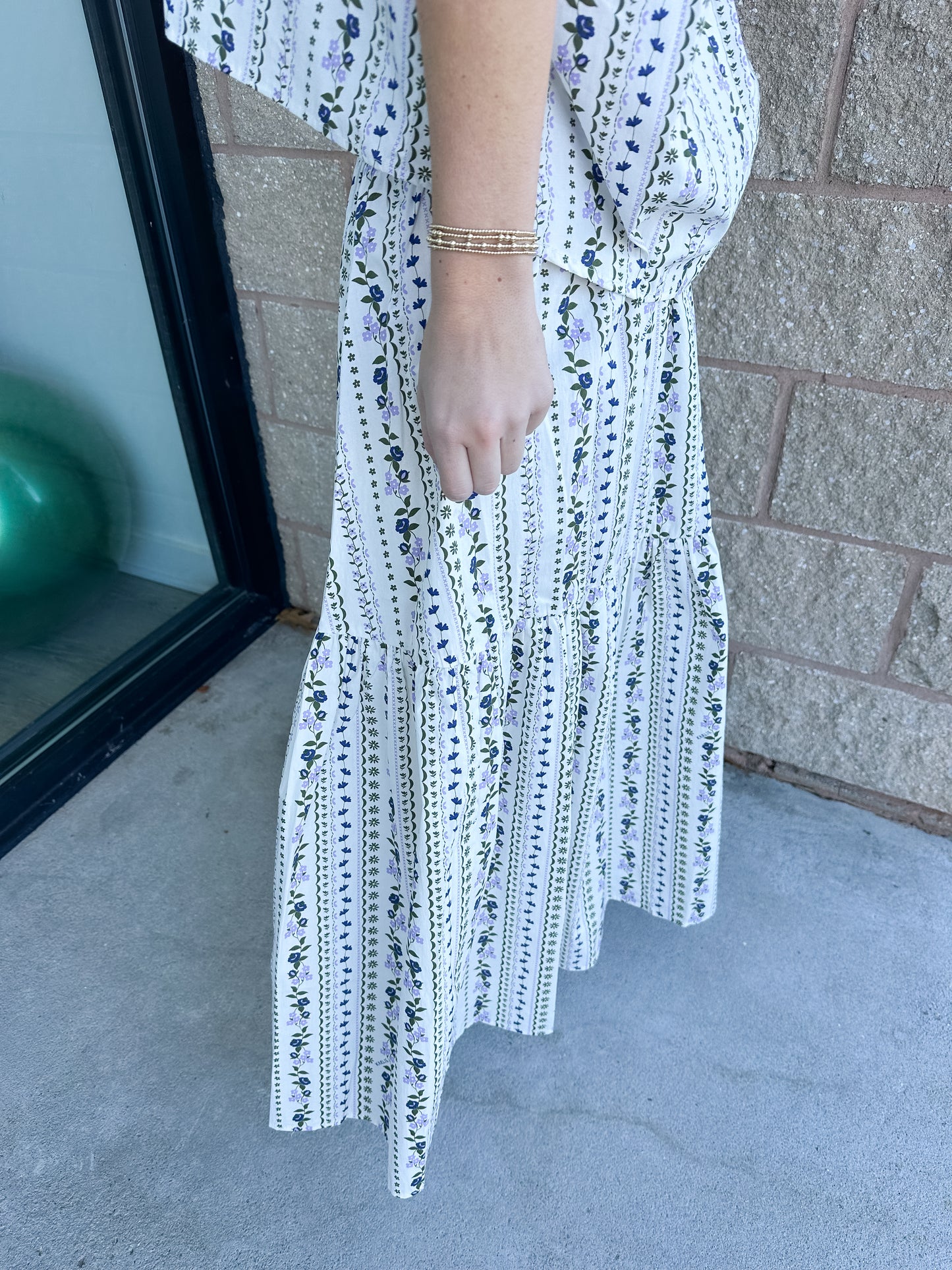 Andy French Florals Maxi Skirt